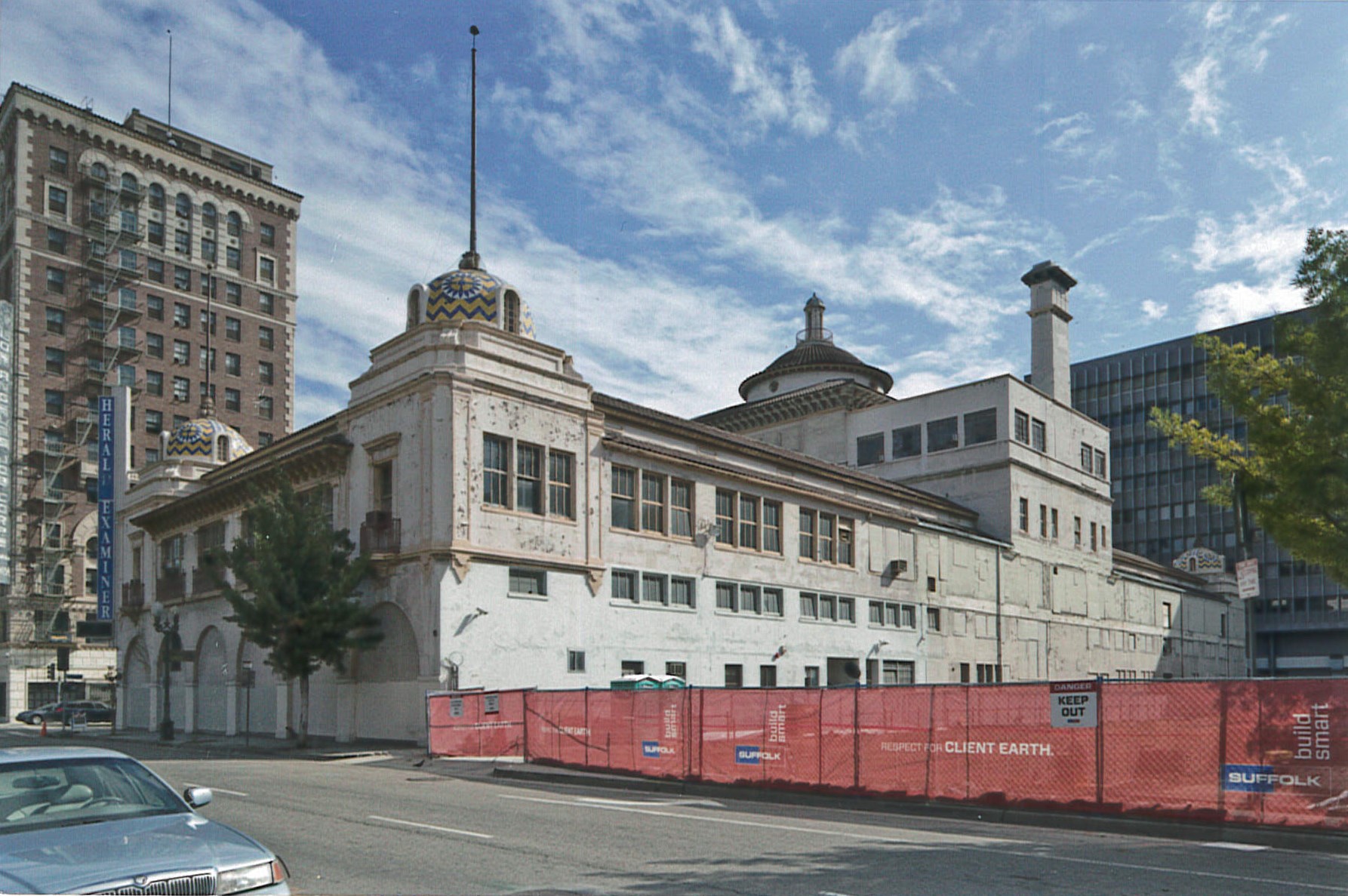 North and west facade